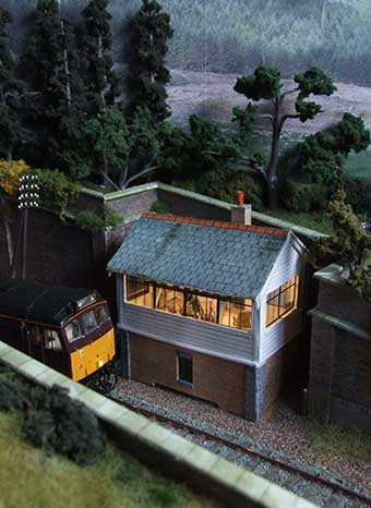 Interior signal box lighting